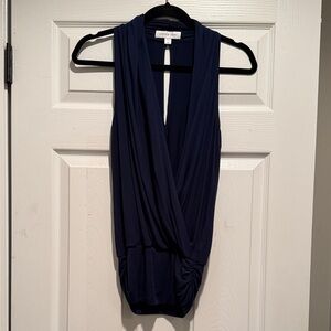 Amour Vert Indigo Sleeveless Top